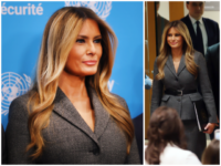 Fashion Notes: Melania Trump Makes History at United Nations in Neutral Dior Suit