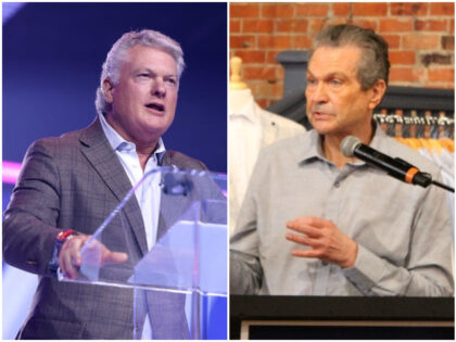 U.S. Congressman Mike Collins speaking with attendees at the 2025 AmericaFest at the Phoen