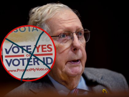 Mitch McConnell Blocks Voter ID with Inset