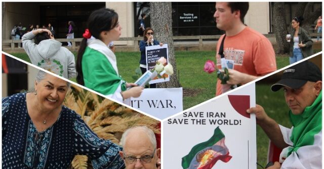 Photos: Iranian Student Association at UTSA Express Gratitude to U.S. Military for Epic Fury Iran Strikes