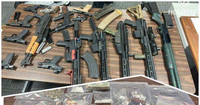 Texas Cops, DEA Raid Armed Drug House, Seize Meth, Fentanyl, 17 Guns