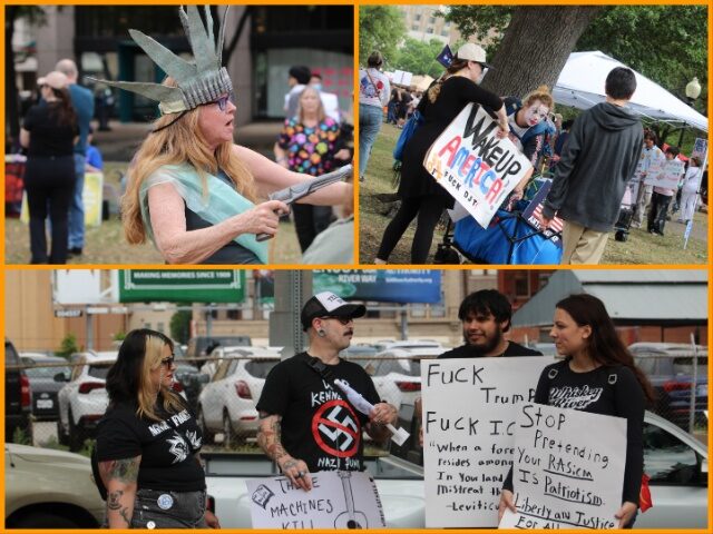 San Antonio Socialists Hit Streets for Another 'No Kings' Rally San Antonio Socialists Hit Streets for Another 'No Kings' Rally (Randy Clark/Breitbart Tex