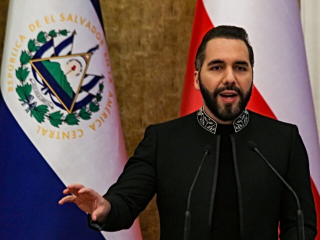 SAN SALVADOR, EL SALVADOR - JANUARY 30: Nayib Bukele president of El Salvador, speaking du