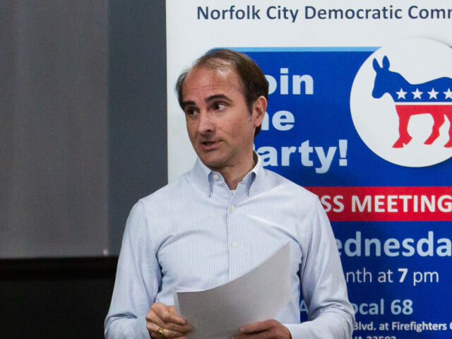 NORFOLK, VA - JUNE 7: Norfolk Commonwealth's Attorney incumbent Ramin Fatehi speaks t