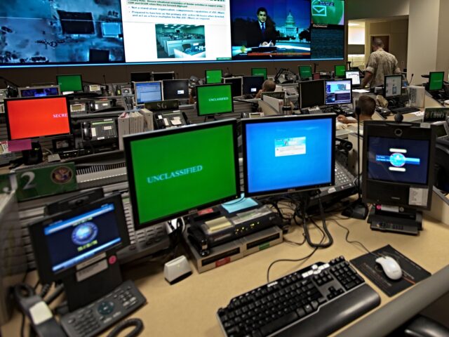 La salle du "Joint Operations Center" (JOC) ou toutes les guerres en cours sont pilotees d