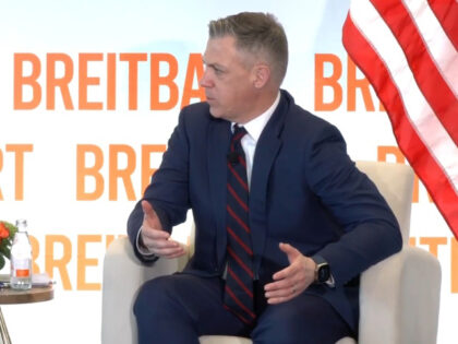 Sen. Jim Banks (R-IN) speaks with Breitbart News Washington Bureau Chief Matthew Boyle on