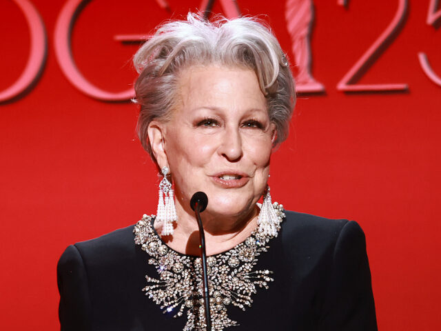 bettemidler LOS ANGELES, CALIFORNIA - FEBRUARY 27: Bette Midler accepts the Collaborator award onstage
