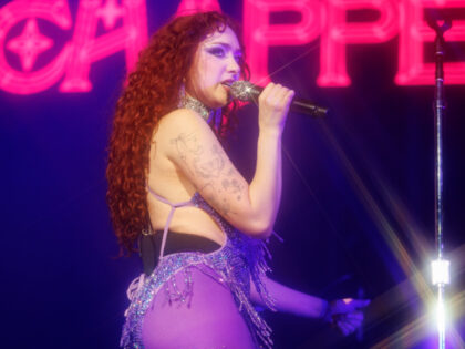 (EDITOR’S NOTE: A special effects camera filter was used for this image.) Chappell Roan