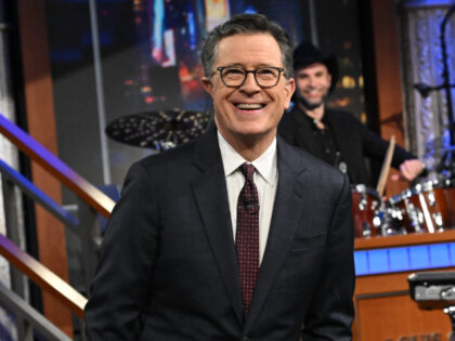 NEW YORK - FEBRUARY 16: Stephen Colbert on the CBS series The Late Show with Stephen Colbe