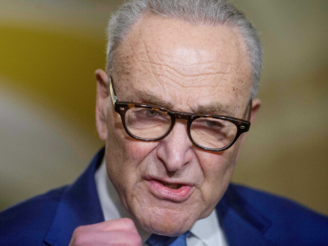 feb102026-Senate-Minority-Leader-Chuck-Schumer-D-NewYork-ap Senate Minority Leader Chuck Schumer, D-N.Y., speaks during the Senate Democrat policy lun