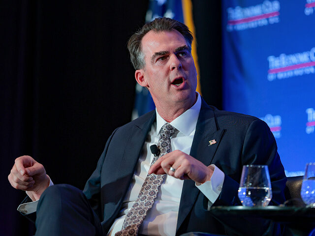 feb18-2026-Oklahoma-Gov-Kevin-Stitt-ROK-getty WASHINGTON, DC - FEBRUARY 18: Oklahoma Gov. Kevin Stitt is interviewed by David Rubenstein