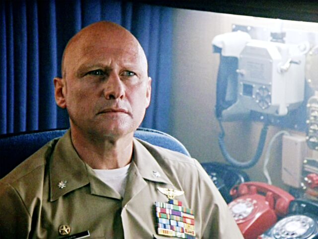 LOS ANGELES - MAY 16: The movie "Top Gun", directed by Tony Scott. Seen here, James Tolkan