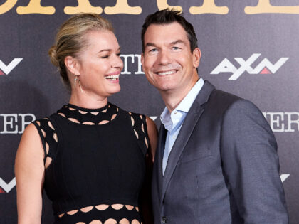 MADRID, SPAIN - NOVEMBER 07: Actor Jerry O'Connell and wife Rebecca Romijn attend  