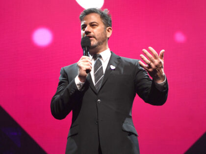 LAS VEGAS, NEVADA - MARCH 07: Jimmy Kimmel speaks at the 24th annual Keep Memory Alive  