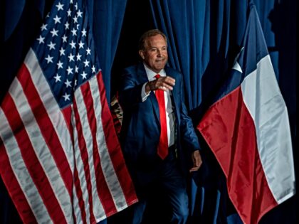 DALLAS, TEXAS - MARCH 3: GOP Texas Senate Candidate Ken Paxton arrives at a watch party on