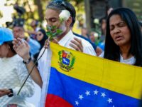 CARACAS, VENEZUELA - JANUARY 11: Religious leaders and worshippers gather at Plaza Bolivar