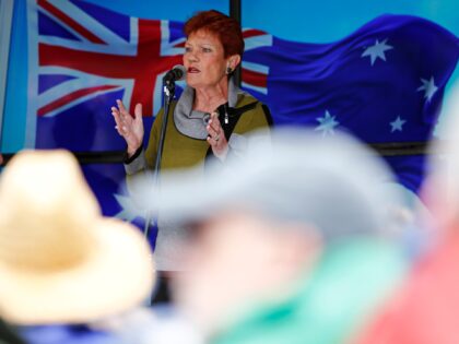 MELBOURNE, VICTORIA STATE, AUSTRALIA - 2025/11/30: Pauline Hanson, Senator of Australia, i