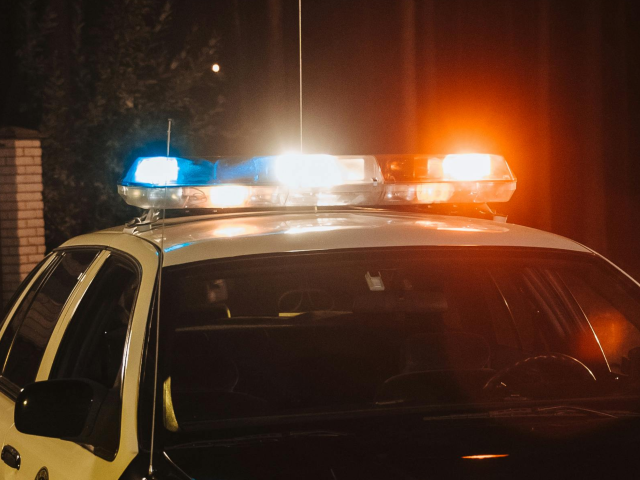 Police Car on the Street