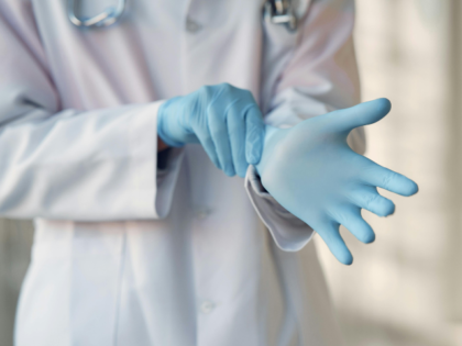 Blue Sterile Gloves