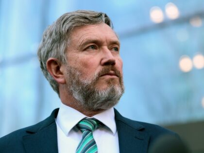 WASHINGTON, DC - FEBRUARY 09: U.S. Rep. Thomas Massie (R-KY) speaks to reporters about the