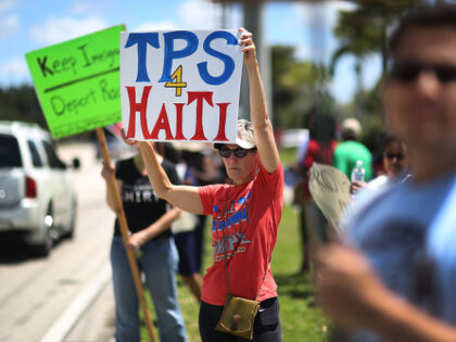 FORT LAUDERDALE, FL - MAY 21: Vicki Rosenthal and others protest in front of the United St