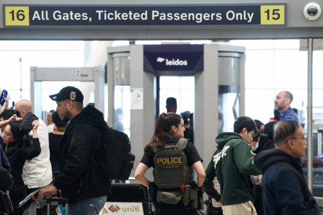 Airports have been getting jammed up as a partial government shutdown has increased absenc