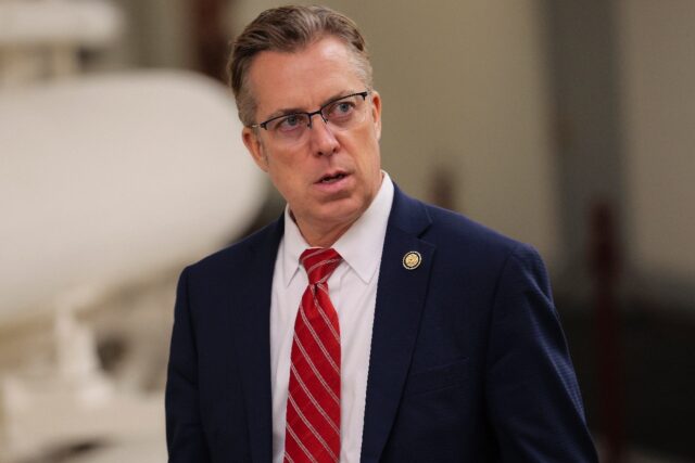 Andy Ogles, pictured at the US Capitol on February 03, 2026, said Muslims "don't