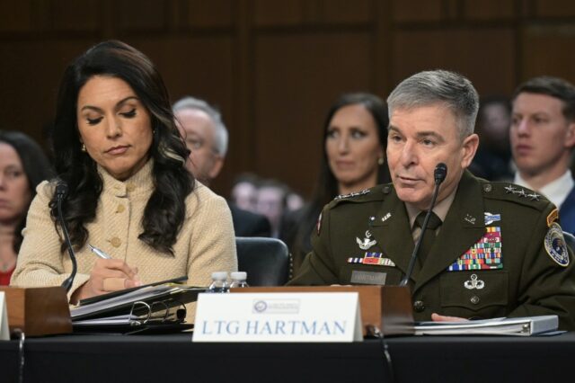 Director of National Intelligence Tulsi Gabbard and Acting Commander of US Cyber Command W