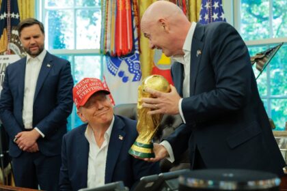 FIFA chief Gianni Infantino said he and US President Donald Trump had discussed the Irania