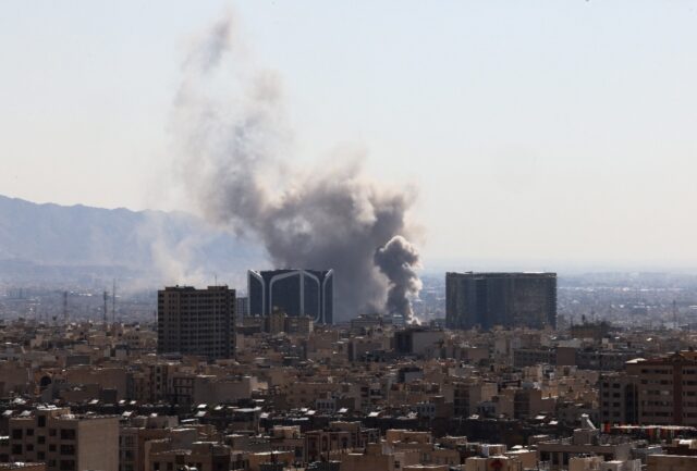 The Israeli army launched fresh 'large-scale' strikes targeting the 'heart