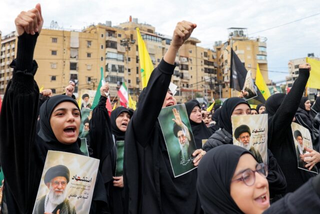 Lebanon's Shiite Muslim Hezbollah movement views any attack on Iran's supreme le
