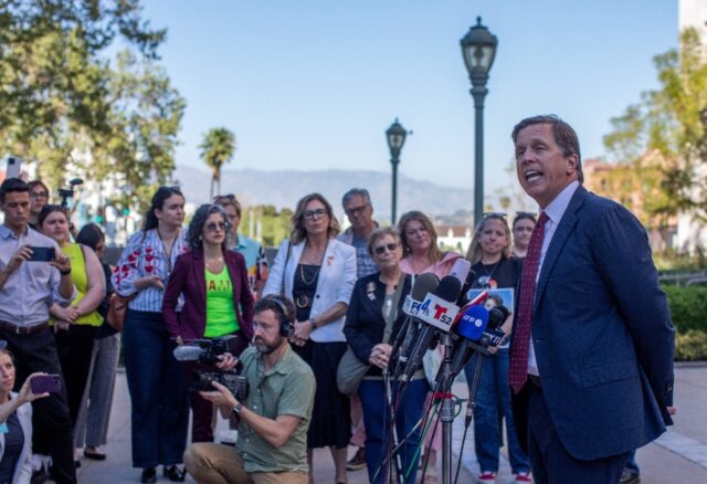 Mark Lanier, a lawyer for plaintiffs in the social media addiction trial in Los Angeles, s