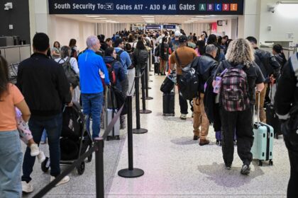 A partial government shutdown is forcing thousands of airport security personnel to work w