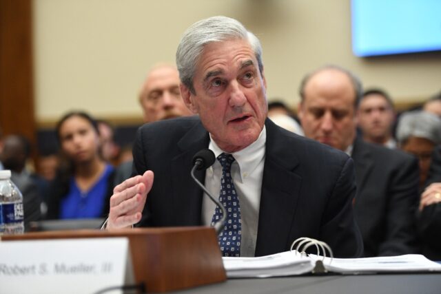Former Special Prosecutor Robert Mueller testifies before Congress on July 24, 2019