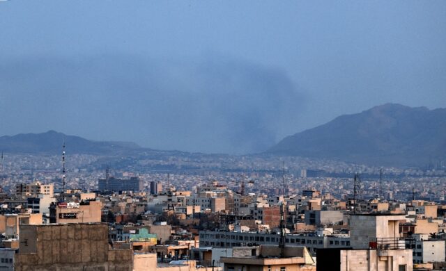 Tehran was among the Middle East cities reeling from explosions and air raids