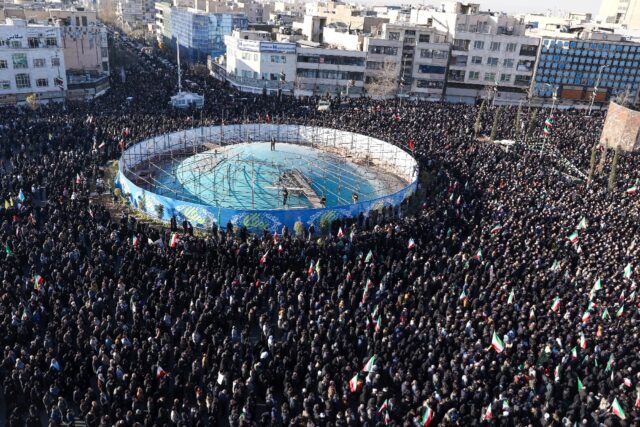 Thousands gathered to mourn the death of Iran's supreme leader Ayatollah Ali Khamenei