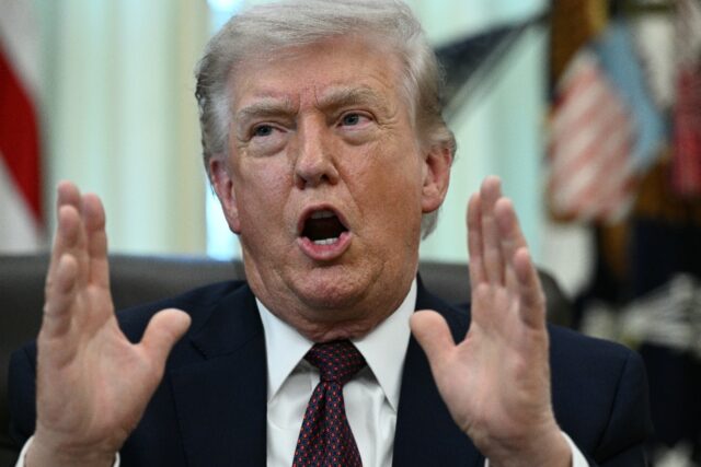 Trump, whose statements on the war have swung from combative to conciliatory, said the war