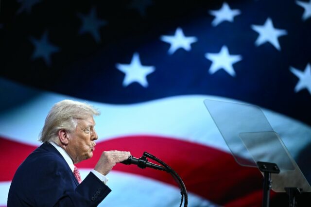 US President Donald Trump spoke about the Iran war at a Saudi-backed investment conference