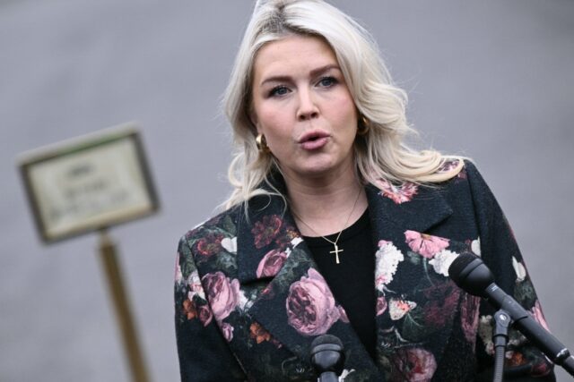 White House Press Secretary Karoline Leavitt, seen here speaking to reporters on March 18,