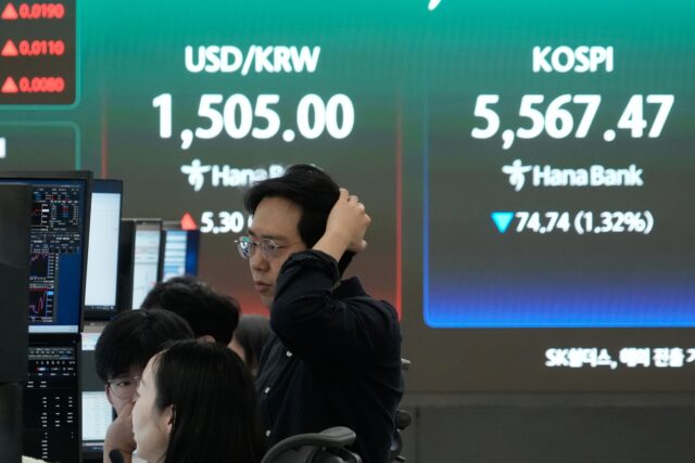 South Korea Financial Markets The Associated Press