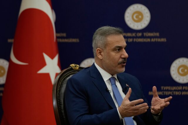 Turkey Foreign Minister interview The Associated Press