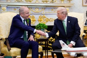 Irish PM Micheál Martin visits White House for St. Patrick's Day