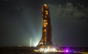 NASA's Artemis II rocket back to launch pad after wind delay