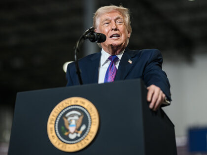 President Donald J. Trump delivers remarks at Verst Logistics Manufacturing in Hebron, Ken