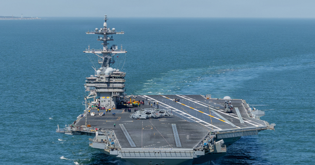 Three U.S. Carrier Groups, Two Marine Assault Ships, and Ten Destroyers Blockade Iran
