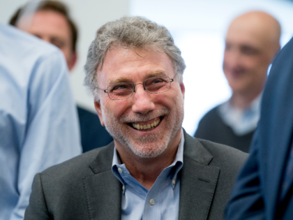 Washington Post Executive Editor Marty Baron smiles as The Washington Post wins two pulitz
