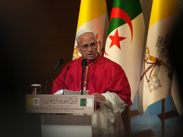 Title: Algeria Africa Pope Image ID: 26103449213896 Article: Pope Leo XIV addresses Algeri