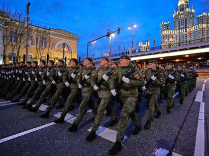 Title: Russia Victory Day Parade Rehearsal Image ID: 26119698803526 Article: Russian servi