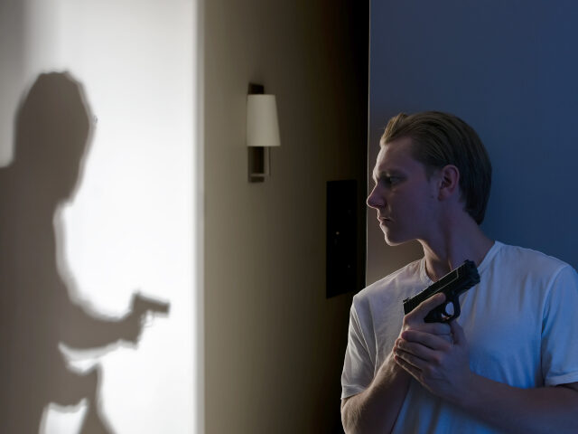 Armed intruder and armed homeowner