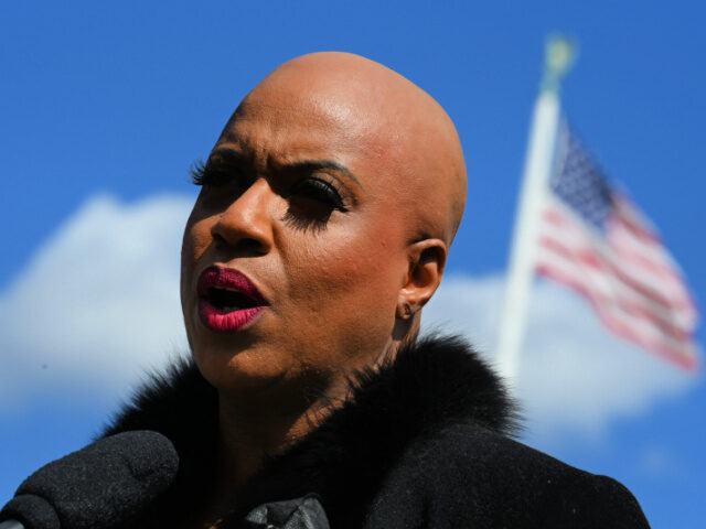 Ayanna Pressley US Representative Ayanna Pressley, Democrat of Massachusetts, speaks outside the US Suprem